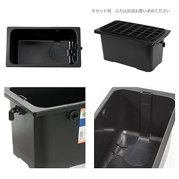 Amazon.co.jp: Tetra テトラ じょうろでキレイメダカ鉢 40 黒 水